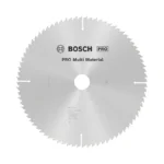 sierra circular BOSCH multimaterial de 10 pulgadas y 80 dientes de carburo de tungsteno