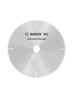 sierra circular BOSCH multimaterial de 10 pulgadas y 80 dientes de carburo de tungsteno