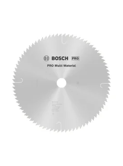 sierra circular BOSCH de 12 pulgadas con 80 dientes de carburo de tungsteno para corte multimaterial