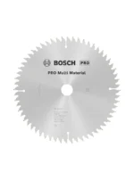 sierra circular BOSCH multimaterial de 7-1-4 pulgadas y 60 dientes de carburo de tungsteno