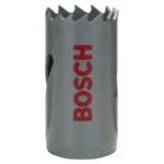 sierra copa bimetal BOSCH HSS con 8 por ciento de cobalto de 27 mm para perforación en metal madera y plástico