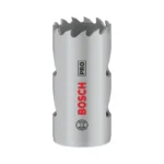 sierra copa bimetal BOSCH HSS con 8 por ciento de cobalto de 25 mm para perforación en metal madera y plástico