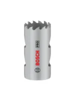 sierra copa bimetal BOSCH HSS con 8 por ciento de cobalto de 25 mm para perforación en metal madera y plástico