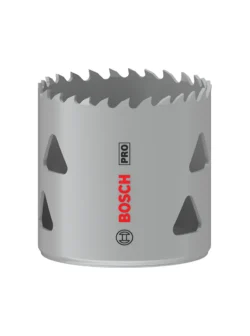 sierra copa bimetal BOSCH HSS con 8 por ciento de cobalto de 2 pulgadas para perforación en metal madera y plástico