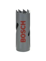 sierra copa bimetal BOSCH HSS con 8 por ciento de cobalto de 19 mm para perforación en metal madera y plástico