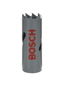 sierra copa bimetal BOSCH HSS con 8 por ciento de cobalto de 19 mm para perforación en metal madera y plástico