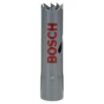 sierra copa bimetal BOSCH HSS con 8 por ciento de cobalto de 16 mm para perforación en metal madera y plástico
