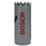 sierra copa bimetal BOSCH HSS con 8 por ciento de cobalto de 22 mm para perforación en metal madera y plástico