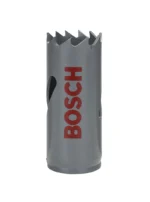 sierra copa bimetal BOSCH HSS con 8 por ciento de cobalto de 22 mm para perforación en metal madera y plástico
