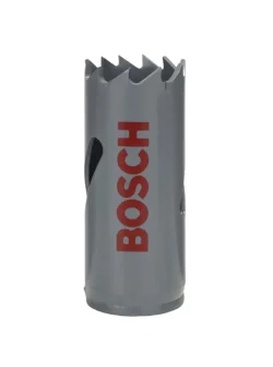 sierra copa bimetal BOSCH HSS con 8 por ciento de cobalto de 22 mm para perforación en metal madera y plástico