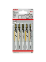 juego de hojas para caladora BOSCH T101A de 5 unidades para corte de acrílico y plástico