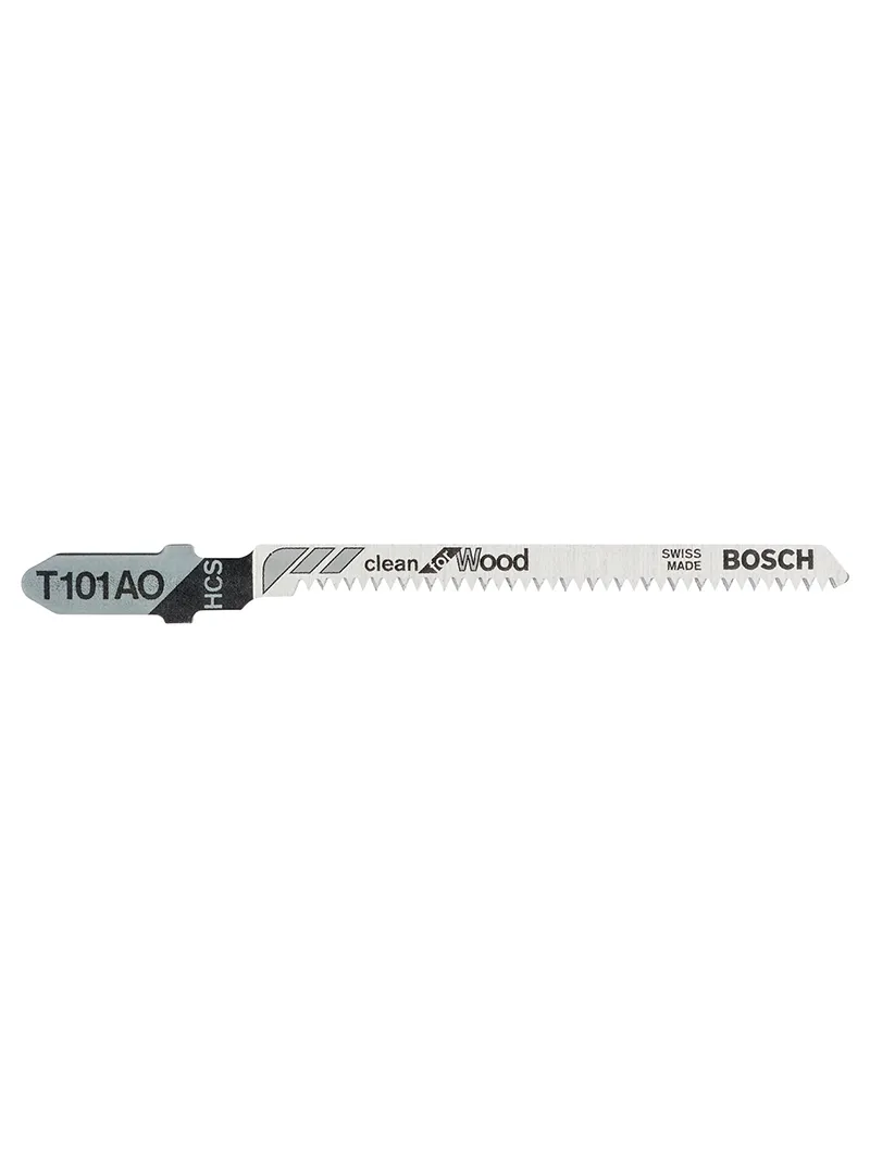 Sierra para caladora curvas Tiburón BOSCH T101AO hoja para caladora BOSCH T101AO para cortes curvos y detallados en madera