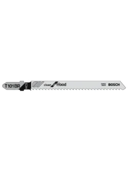 hoja para caladora BOSCH T101BR para corte limpio en enchapes laminados y madera