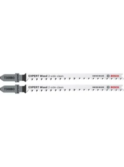 hojas de sierra BOSCH T308B0 para caladora madera paquete x2 corte fino madera