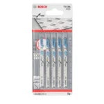 hojas de sierra BOSCH T118G para caladora metal 32 dientes paquete x5 corte preciso metalico