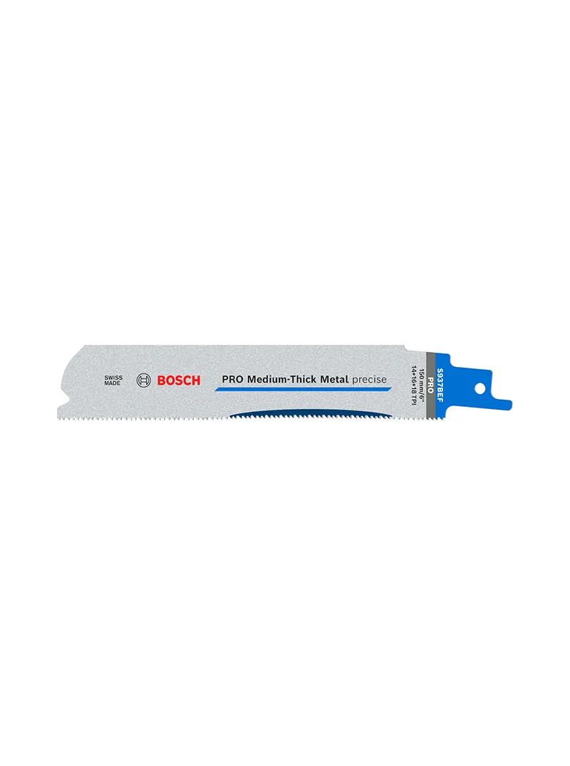 Sierra para sierra sable para metal 6" x 1" BOSCH hoja de sierra sable BOSCH de 6 pulgadas para corte de metal y perfiles metálicos