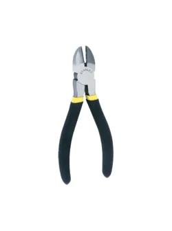 Alicate cortafrío lateral Stanley de 5 pulgadas para cortar cables, alambres y materiales delgados con precisión.