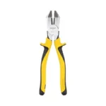 Alicate electricista de alto poder Stanley de 9 pulgadas para cortar, sujetar y doblar cables con mayor fuerza y precisión.