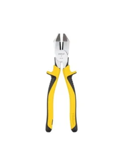 Alicate electricista de alto poder Stanley de 9 pulgadas para cortar, sujetar y doblar cables con mayor fuerza y precisión.