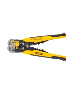 Alicate pelacable autoajustable Stanley para cables de 10 a 24 AWG, ideal para pelar conductores de forma rápida y precisa.
