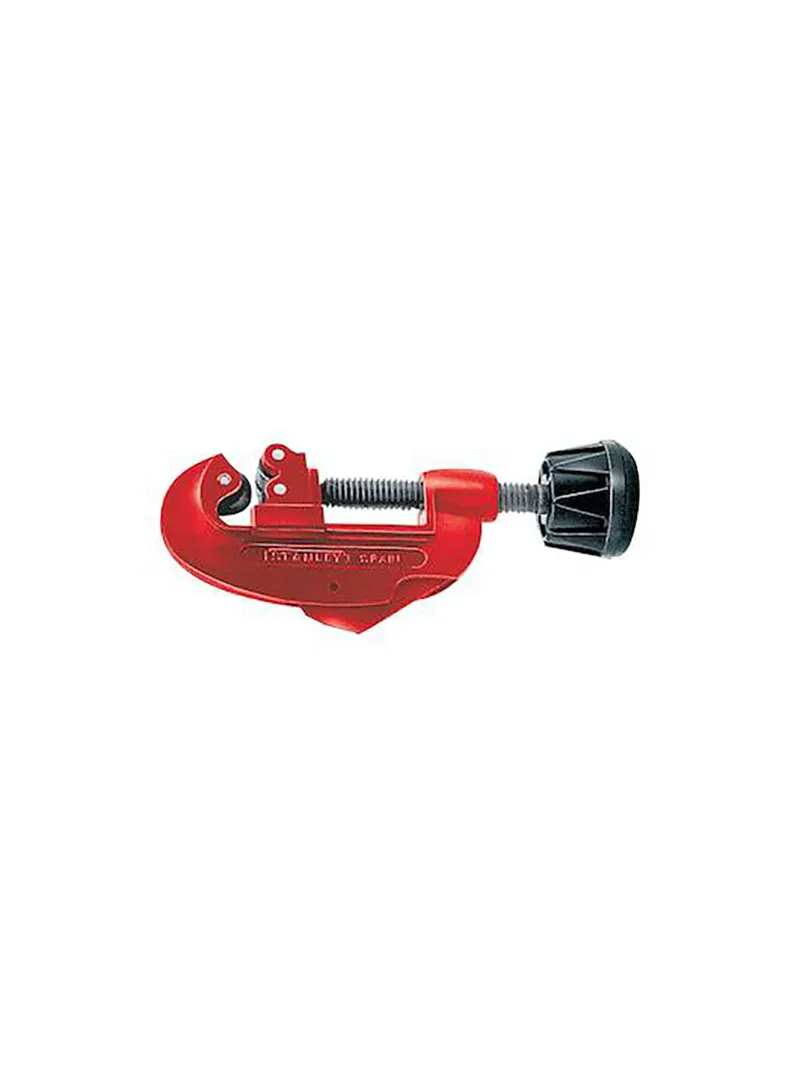 Cortatubo tubería de cobre 1/8 a 1-1/8" Stanley 93-020 Cortatubo Stanley 93-020 para tuberías de cobre de 1/8 a 1-1/8 pulgadas, diseñado para cortes precisos y limpios.