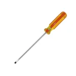 Destornillador pala Stanley STHT69106 de 1/8 x 6 pulgadas para ajuste de tornillos de ranura en trabajos de mantenimiento y reparación.