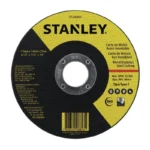 Disco abrasivo tipo 1 Stanley STA8063 de 4-1/2 x 1/16 pulgadas para corte de metal con amoladora.