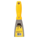 Espátula Stanley 28-082S de 2-1/2 pulgadas con mango plástico para aplicar masilla, adhesivos y realizar acabados.