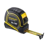 Flexómetro Stanley 30-615 de 5 metros con caja plástica Global para mediciones precisas en construcción, carpintería y mantenimiento.