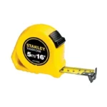 Flexómetro Stanley STHT30505-840 Tough Case de 5 metros para mediciones precisas en construcción, carpintería e instalación.