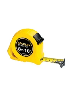 Flexómetro Stanley STHT30505-840 Tough Case de 5 metros para mediciones precisas en construcción, carpintería e instalación.