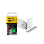 Grapa Stanley TRA206T de 3/8 pulgadas para grapadoras manuales RT-45 y trabajos de fijación en diferentes materiales.