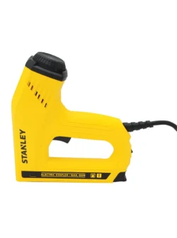 Grapadora eléctrica tipo liviano Stanley TRE550Z para fijar grapas en trabajos de tapicería, decoración y bricolaje.