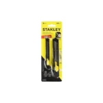 Juego de navajas retráctiles Stanley STHT81433-840 de 9 mm y 18 mm para cortes precisos en diferentes materiales.