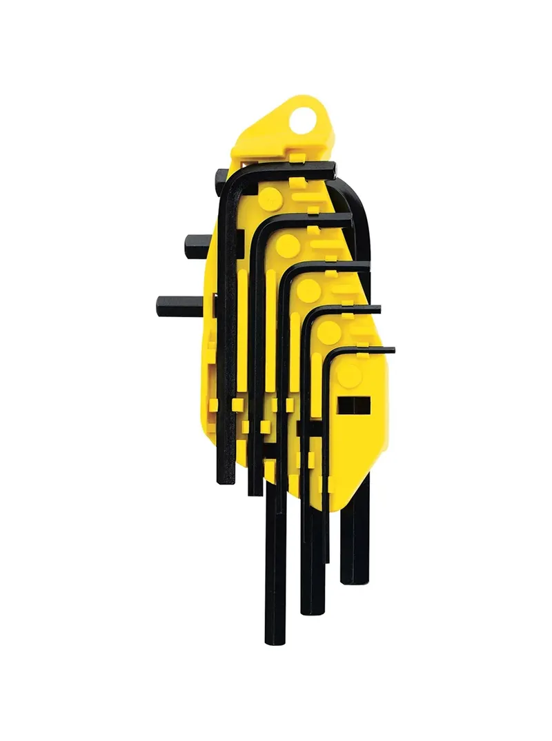 Juego de llaves Bristol 1/16" a 1/4" x 8 piezas Stanley Juego de llaves Bristol Stanley de 8 piezas con medidas de 1/16" a 1/4" para ajuste de tornillos con hexágono interno.