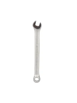 Llave combinada Basic Stanley 46-840 de 1/4" para ajuste de tornillos y tuercas en trabajos de mecánica y mantenimiento.