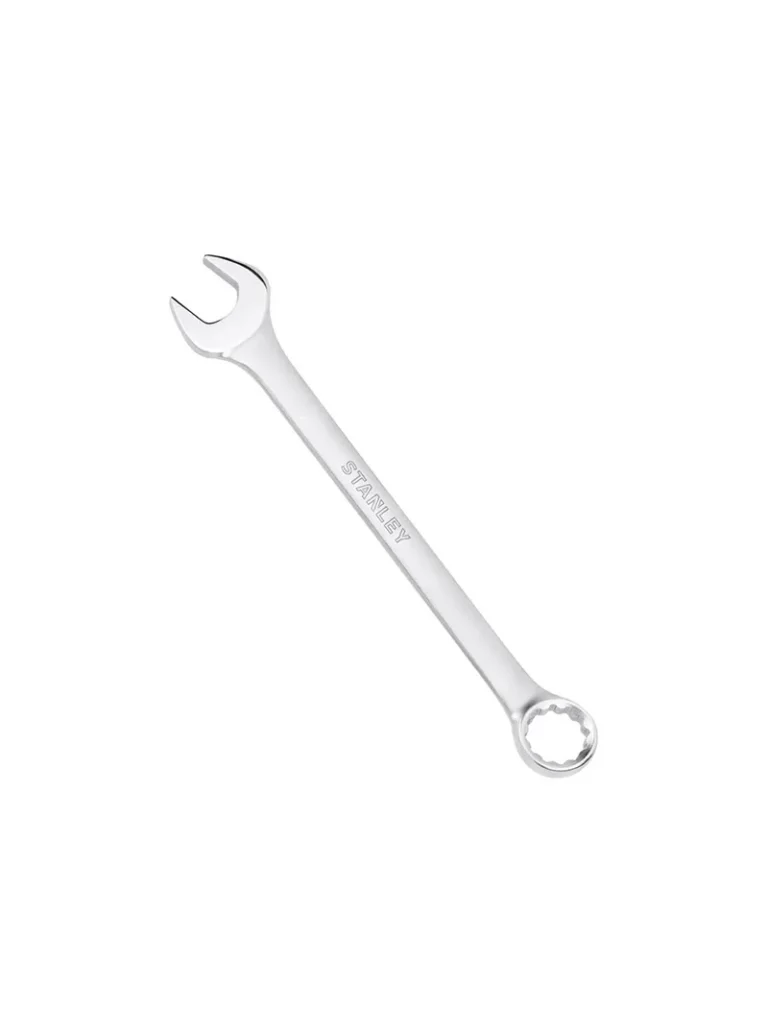 Llave combinada Basic Stanley 22-840 de 12 mm para ajuste de tornillos y tuercas en trabajos de mecánica y mantenimiento.