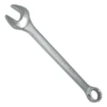 Llave combinada Basic Stanley 25-840 de 15 mm para ajuste de tornillos y tuercas en trabajos de mecánica y mantenimiento.