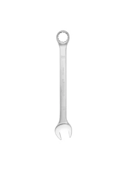 Llave combinada Basic Stanley 43-840 de 28 mm para ajuste de tornillos y tuercas en trabajos de mecánica y mantenimiento.