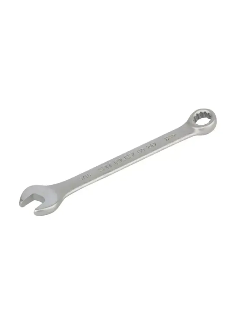 Llave combinada Basic 5/16" Stanley 47-840 Llave combinada Basic Stanley 47-840 de 5/16" para ajuste de tornillos y tuercas en trabajos de mecánica y mantenimiento.