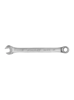 Llave combinada Basic Stanley 15-840 de 6 mm para ajuste de tornillos y tuercas en trabajos de mecánica y mantenimiento.