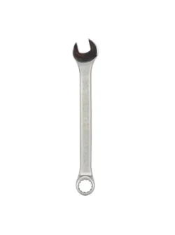 Llave combinada Basic Stanley 50-840 de 7/16" para ajuste de tornillos y tuercas en trabajos de mecánica y mantenimiento.