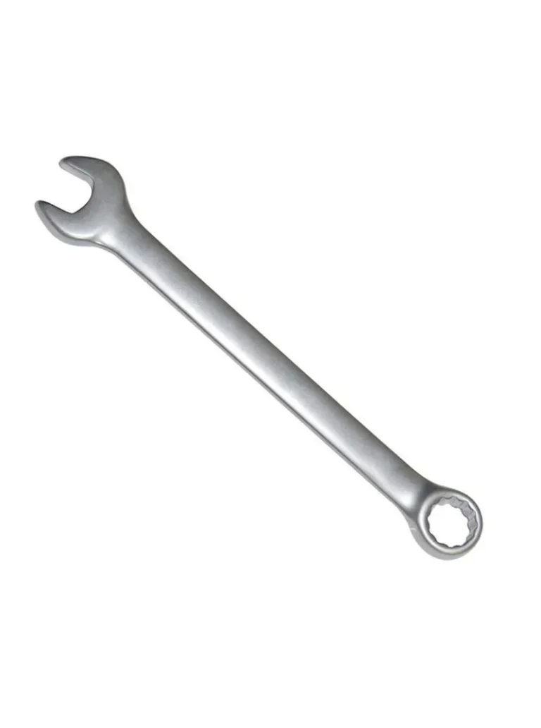 Llave combinada Basic Stanley 16-840 de 7 mm para ajuste de tornillos y tuercas en trabajos de mecánica y mantenimiento.