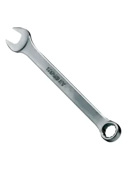 Llave combinada Basic Stanley 17-840 de 8 mm para ajuste de tornillos y tuercas en trabajos de mecánica y mantenimiento.