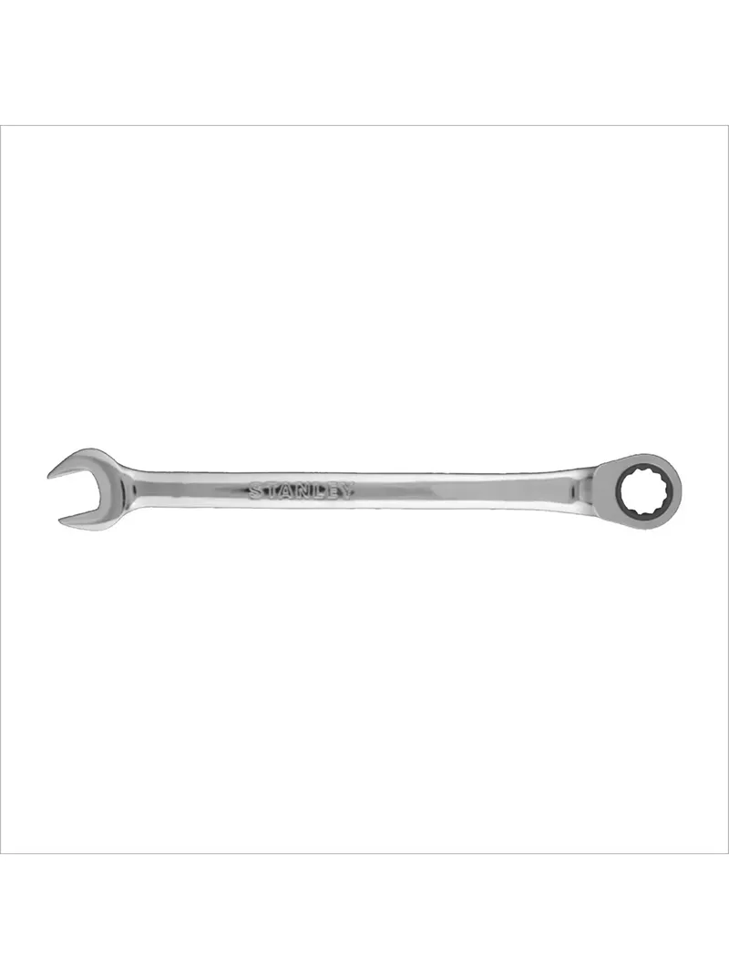 Llave combinada de rachet 3/4" Stanley Llave combinada de rachet Stanley de 3/4" para ajuste rápido de tornillos y tuercas en trabajos de mecánica y mantenimiento.