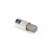 Llave copa Bristol corta Stanley de 14 mm con encastre de 1/2 pulgada para tornillos con hexágono interno en trabajos mecánicos.