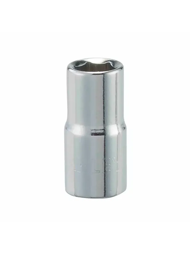 Llave copa corta CTE 1/4" hexagonal 7 mm Stanley 4-86-104 Llave copa corta Stanley 4-86-104 de 7 mm con encastre de 1/4 pulgada y diseño hexagonal para ajuste de tornillos y tuercas.