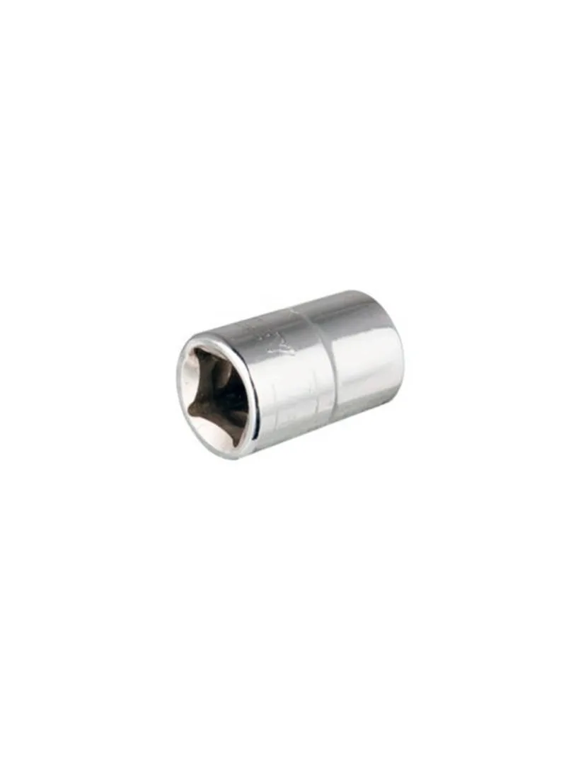Llave copa corta CTE 3/8" hexagonal 7/16" Stanley Llave copa corta hexagonal Stanley de 7/16" con encastre de 3/8 pulgada para ajuste de tornillos y tuercas en trabajos mecánicos.