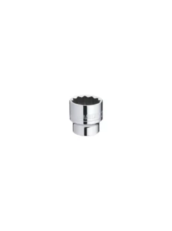 Llave copa estriada Stanley 4-88-794 de 22 mm con diseño de 12 puntos y encastre de 1/2 pulgada para trabajos mecánicos.
