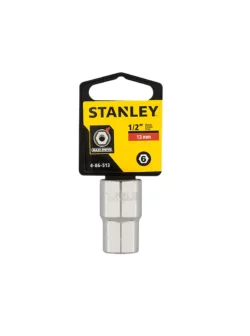 Llave copa hexagonal Stanley 4-86-513 de 13 mm con encastre de 1/2 pulgada para ajuste de tornillos y tuercas en trabajos mecánicos.